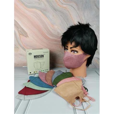 Jual ( Mouson ) Masker duckbill 4PLY ISI 50 PCS PREMIUM FACEMASK ...