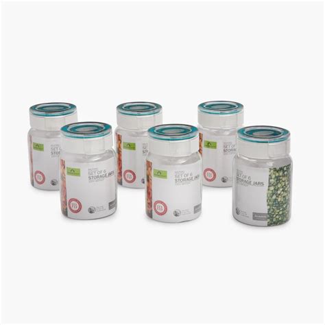 Buy Barbados Set of 6 Pet Canisters - 350ml from Home Centre at just ...
