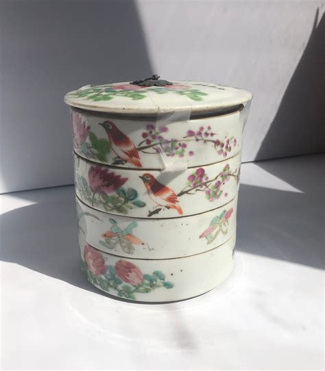 Lot - Antique Chinese Food Container