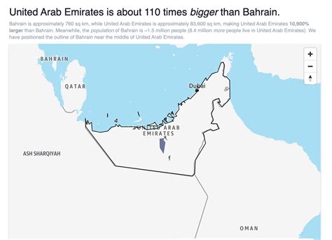 Bahrain's Size Compared To Other Countries Will Absolutely Blow Your Mind!