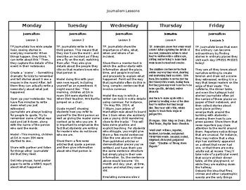 Image result for Journalism Lessons