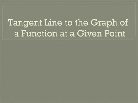 Image result for What Is Tangent Line of a Function