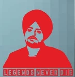 Sidhu moosewala Sticker : Amazon.in: Car & Motorbike