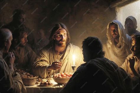 Premium Photo | The Last Supper The religious concept of the assembly ...