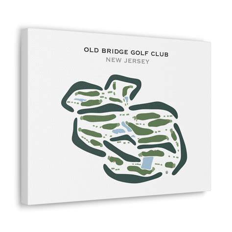 Old Bridge Golf Club, NJ | Golf Course Map, Golf Map, Golfer Gift for ...
