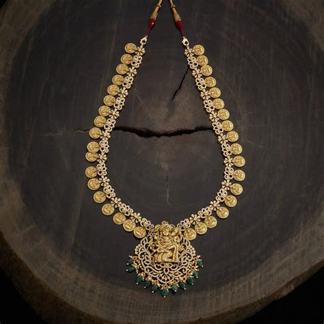 Silver Temple Necklace fascinating – PolkiGemsJewellery