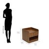 Buy Nilkamal Calipso Night Stand (Classic Plank Walnut) Online In India