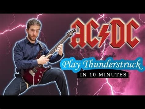 Image result for Thunderstruck Intro Tutorial