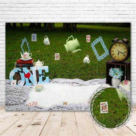 SIMILAR Cake Smash Backdrop 1st Birthday Girl 7x5ft Alice in India | Ubuy