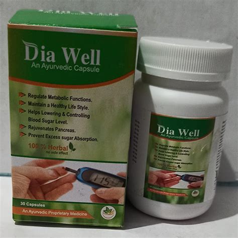 Dia Well - An Ayurvedic Capsule - Everwell Pharma Private Limited
