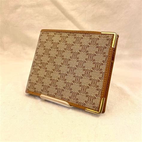 CELINE 1980's "Macadam" Folded Wallet -Light Brown- | CARBOOTS