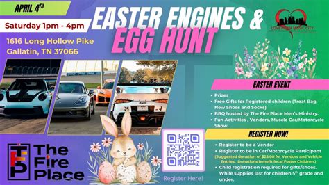 Easter Engines and Egg Hunt, 1616 Long Hollow Pike, Gallatin, TN 37066 ...
