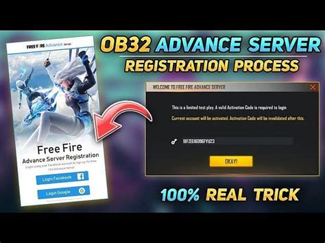 How to get Free Fire Advance Server Activation Code for OB32 update
