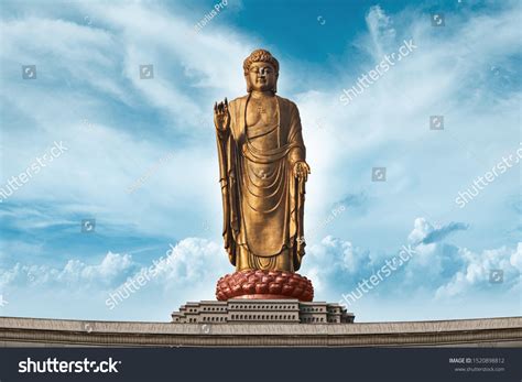 Spring Temple Buddha Sky Background Stock Photo 1520898812 | Shutterstock