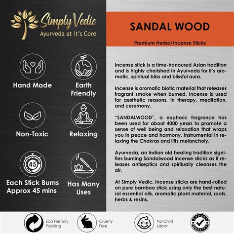 Sandalwood Premium Incense Sticks Agarbatti | Rich, Soothing Aroma for ...