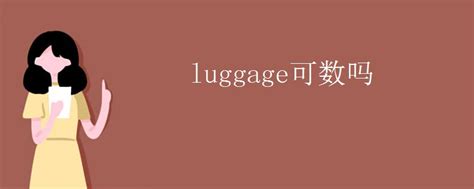 luggage可数吗_初三网