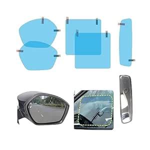 10H2 Anti-Fog Film For Car Mirror | Side Mirror Rain Guard | Rearview ...