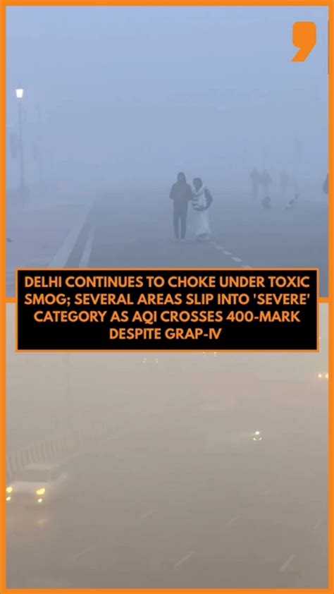 Smog tightens grip on Delhi as AQI crosses 400 in several areas | News ...
