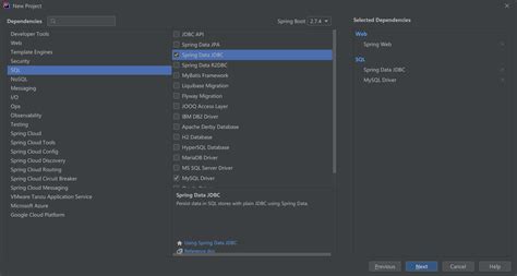 Spring JDBC 和 Spring Data JDBC 的图像结果