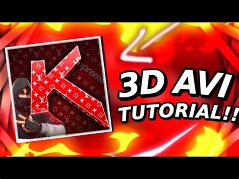 HOW TO MAKE A 3D AVI/LOGO -TUTORIAL- - YouTube