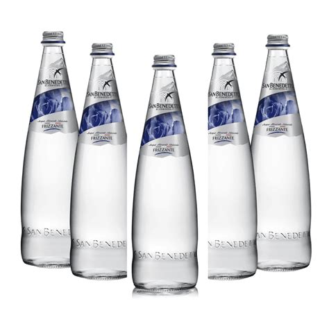 San Benedetto Italian Sparkling Water, 500ml Glass Bottles, Glacier ...