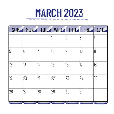 Desk Calendar 2023 Vector Art PNG, March 2023 Month Calendar Desk Desk ...