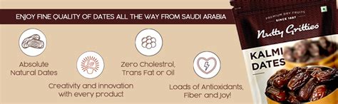 Nutty Gritties Premium Kalmi Dates | Juicy & Delicious Khajoor, Khajur ...