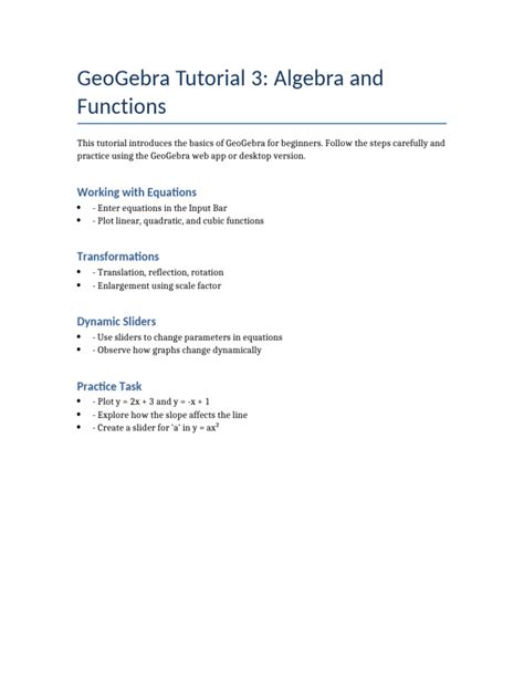 Image result for GeoGebra Basic Tutorial