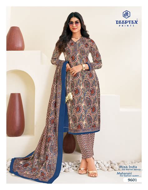 Deeptex Miss India Vol 96 Cotton Printed Dress Material Collection