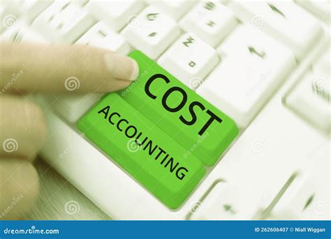 Handwriting Text Cost Accounting. Conceptual Photo the Recording of All ...