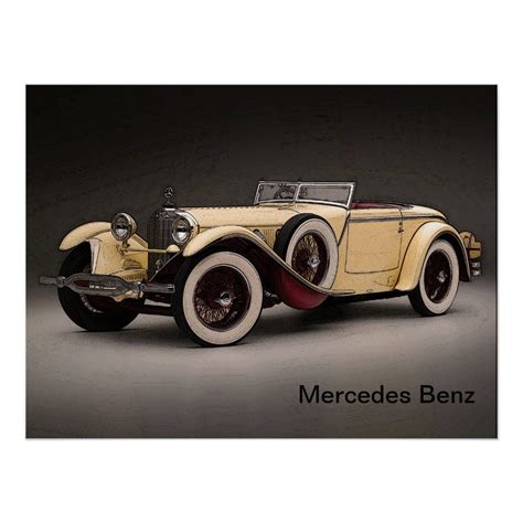 Vintage Car Poster