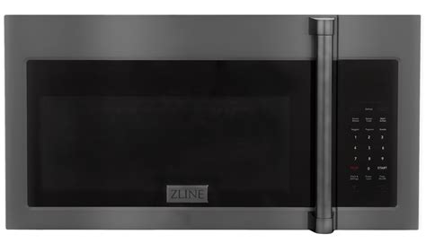 ZLINE Over the Range Convection Microwave Oven in Black Stainless Stee