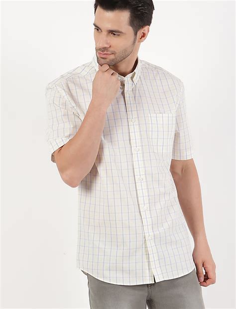 Buy Cotton Button Down Collar Shirt at Marks & Spencer