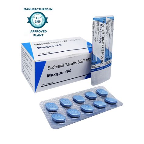 Buy Maxgun 100mg (Sildenafil 100mg) Tablets - RSM Enterprises