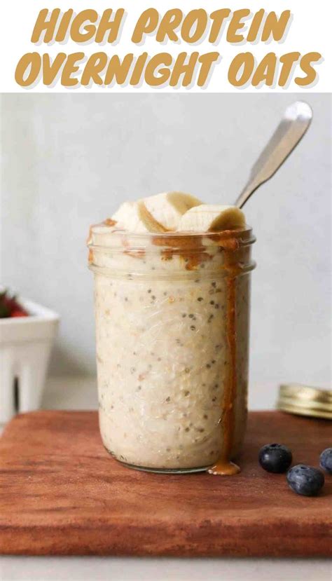 High Protein Overnight Oats | Cook At Home Mom