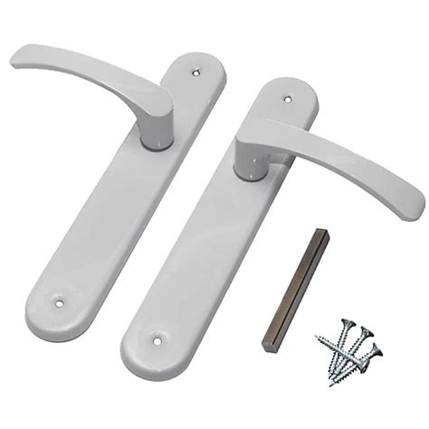 Modern White Interior Door Handle Set with Sleek Lever Design and ...