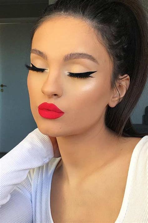 Image result for Red and Black Makeup Tutorial