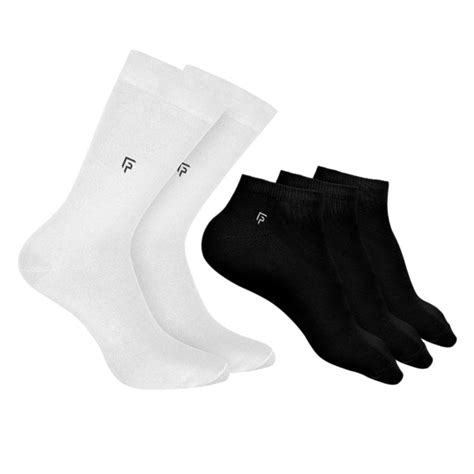 Anti-Odour Organic Cotton Bamboo Socks Combo- Pack Of 5 – FootprintsOrganic