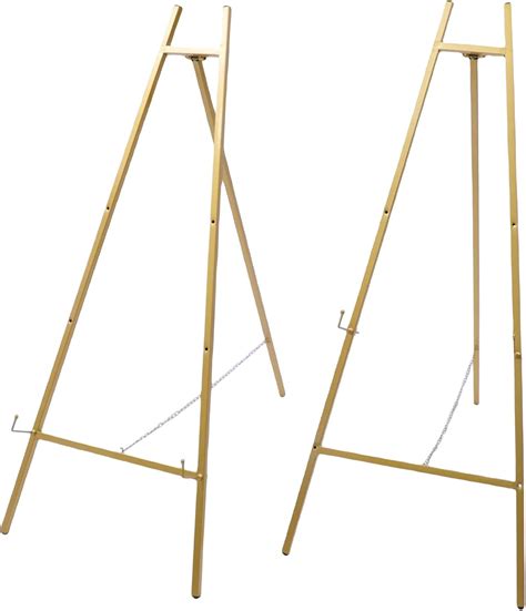 Amazon.com: 2 Pack Easel Stands Floor Easel Foldable Display Stand ...