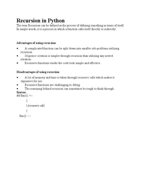 Image result for Recursion Python Explained