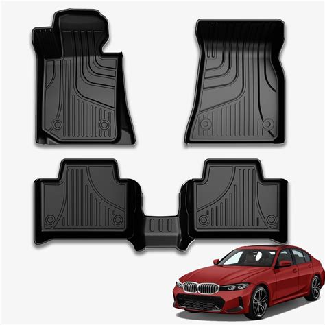 Amazon.com: Floor Mats Compatible with 2019-2024 BMW 3 Series 330i 330e ...