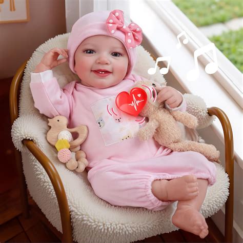 Amazon.com: BABESIDE Lifelike Reborn Baby Dolls with Heartbeat and Coos ...