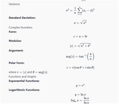 Image result for Math Formula Example