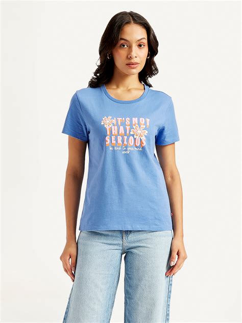 Women's Graphic Print Crew Neck T-shirt – Levis India Store