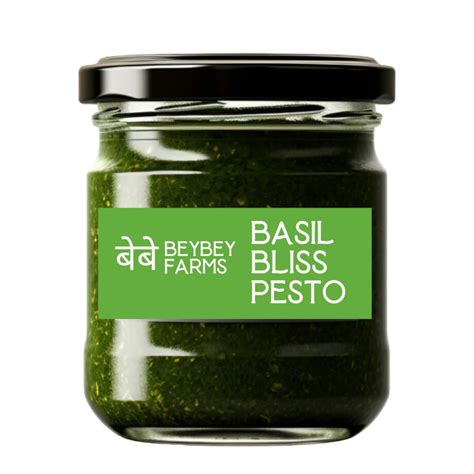 Basil Bliss Pesto – Beybey बेबे Farms