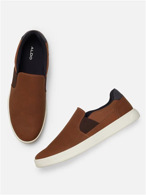 Buy ALDO Men Brown Slip On Sneakers - Casual Shoes for Men 11717274 ...