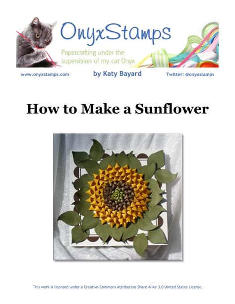 Tutorial On How to Make a Sunflower Flower 的图像结果