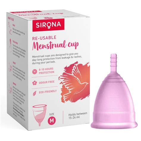 Sirona Reusable Menstrual Cup Medium, 1 Kit Price, Uses, Side Effects ...