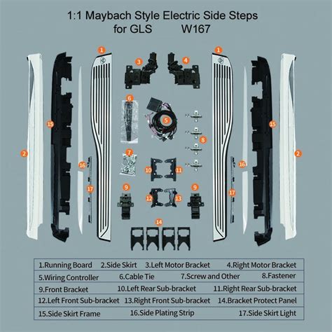 Gls W167 X167 2019-2024 Automatic Deployable Electric Side Step ...