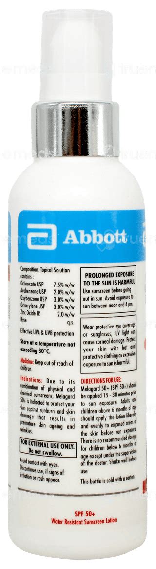 Melagard 50 Plus Lotion 60 Ml - Uses, Side Effects, Dosage, Price ...